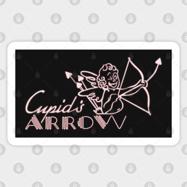 Cupids Arrow Sticker by getTILTED